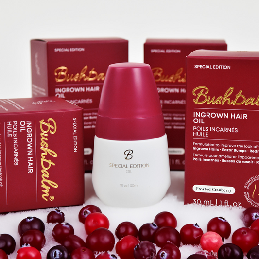 Bushbalm Frosted Cranberry Ingrown Hair Oil